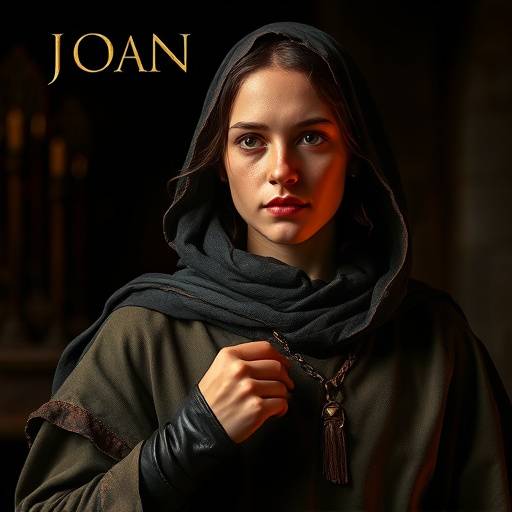 Affiche de la série 'Jeanne d'Arc : Le Feu de la Foi'
