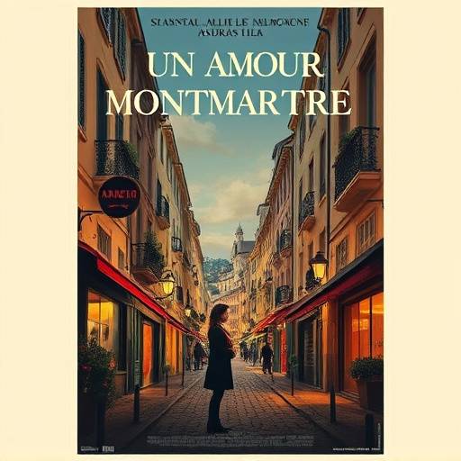 Affiche du film 'Un Amour à Montmartre'
