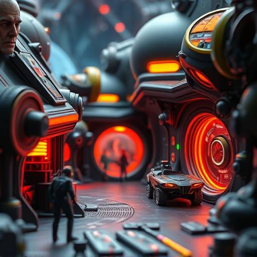 Miniature de la collection 'Anthologie de Science-Fiction Franäaise', montrant une scène futuriste.